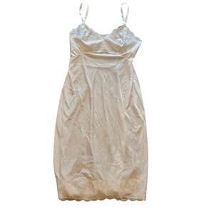 Vtg Dixie Belle 34 medium midi slip dress lingerie coquette romantic bridal fem